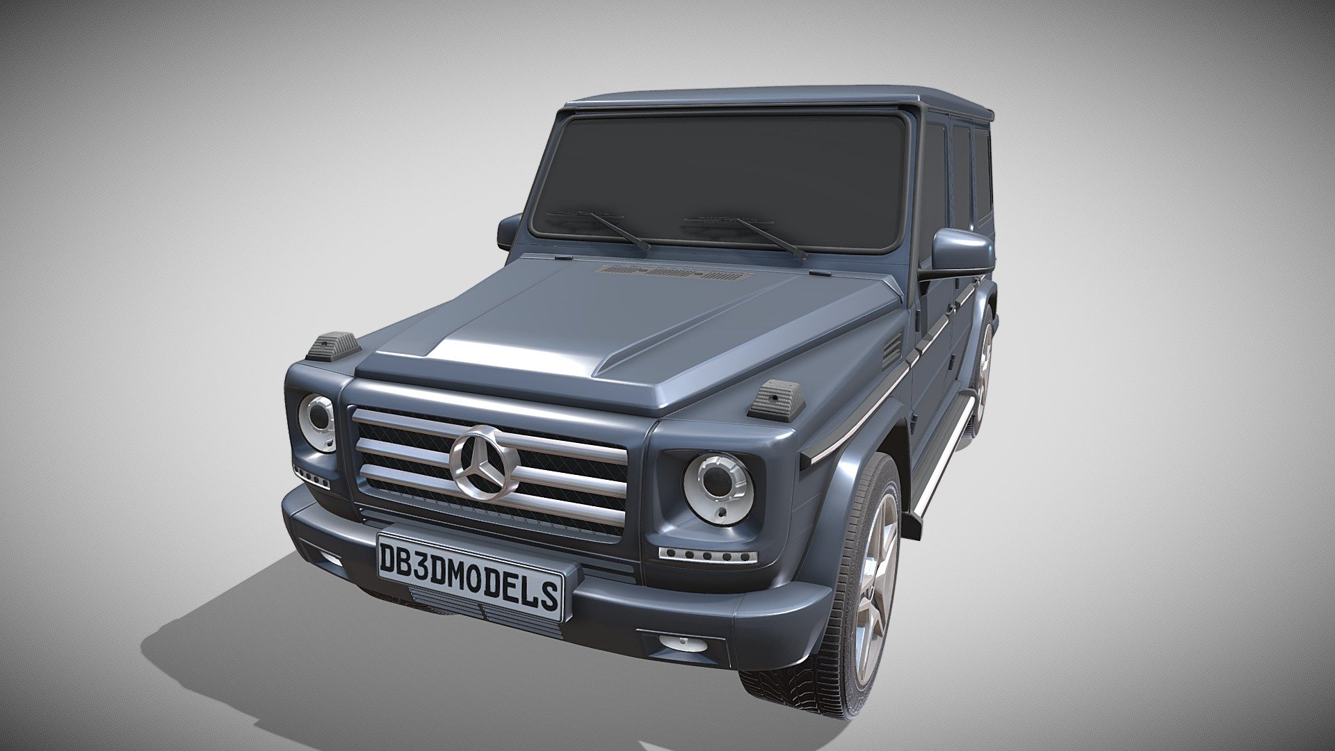 Mercedes Benz G Class Gray - Buy Royalty Free 3D model by dragosburian ...