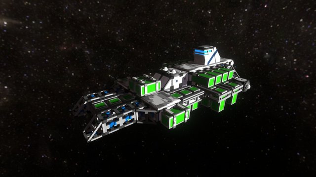 Modular Freighter (Step 1) 3D Model