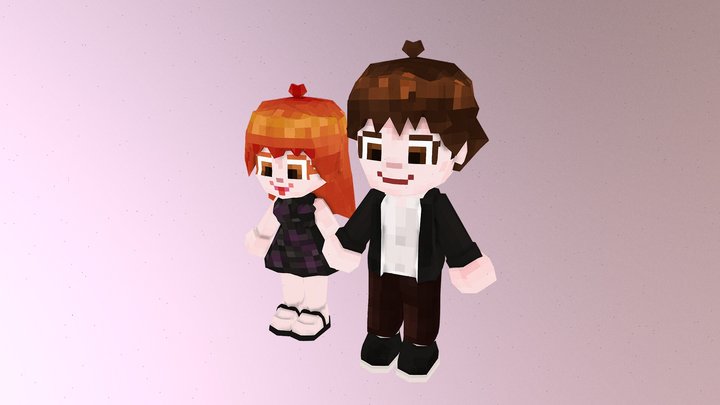 Me and a friend 3D Model