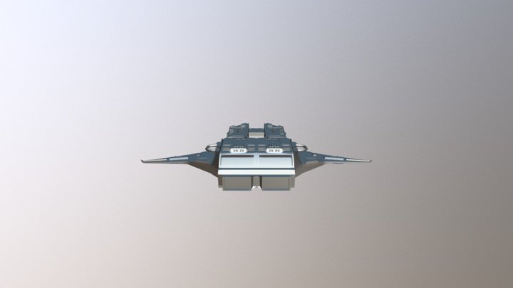 Spaceship Asset 3D Model