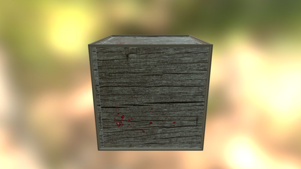 Crate With Blood Real One