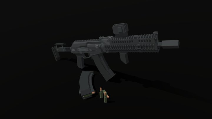 Ak-105 3D Model