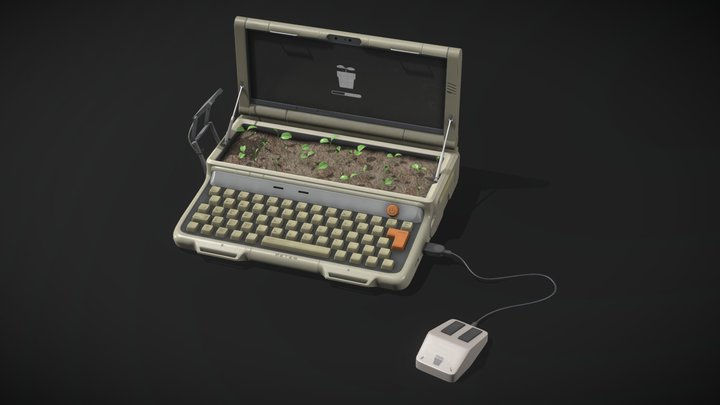 Planter PC Fanart 3D Model