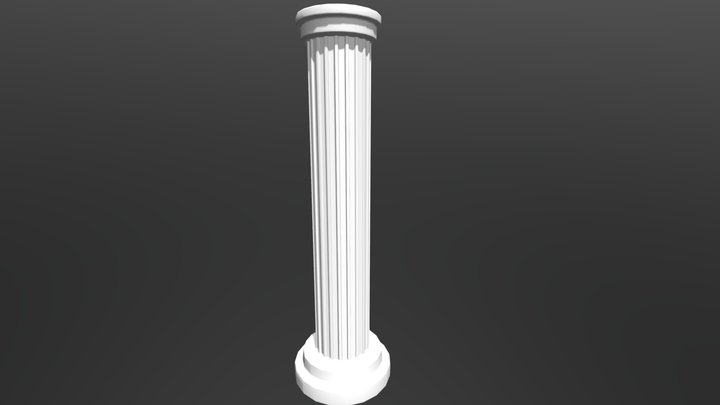 Doric Column 3D Model