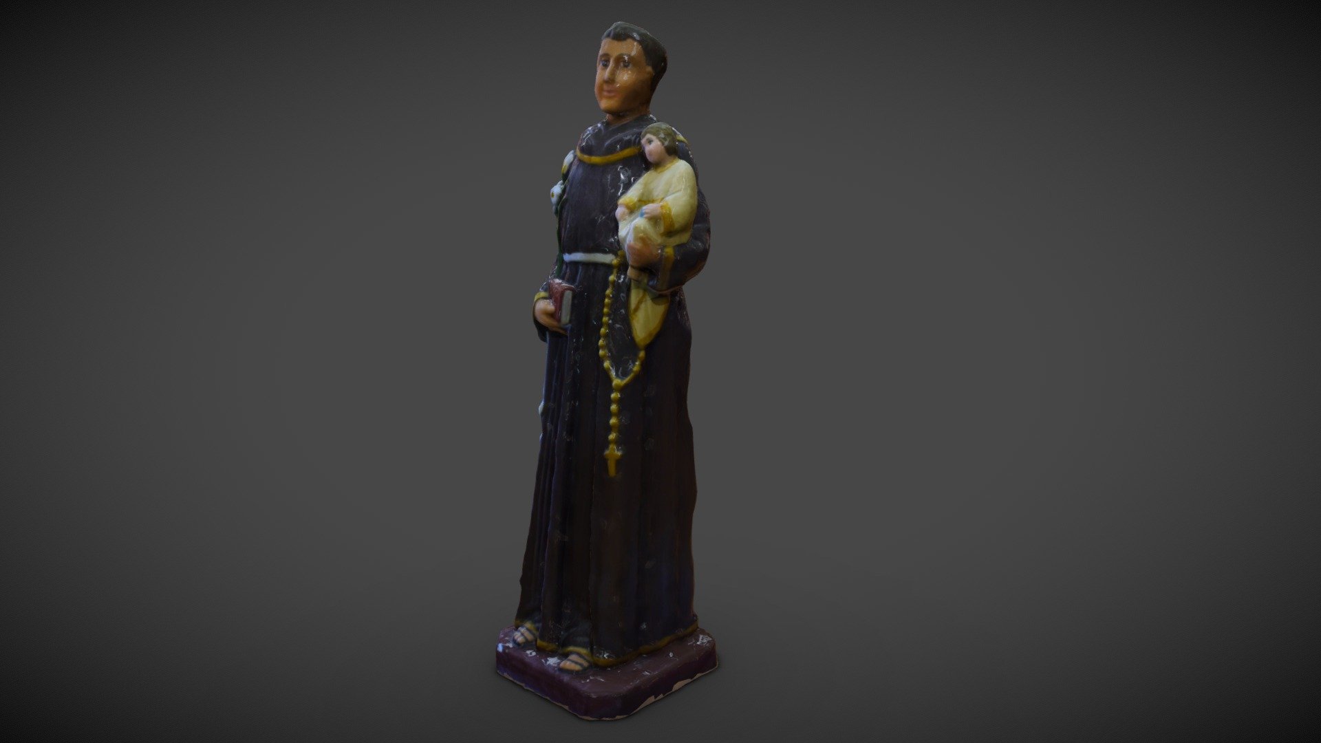 San Antonio de Padua - 3D model by Martin.3Dw [b68f070] - Sketchfab