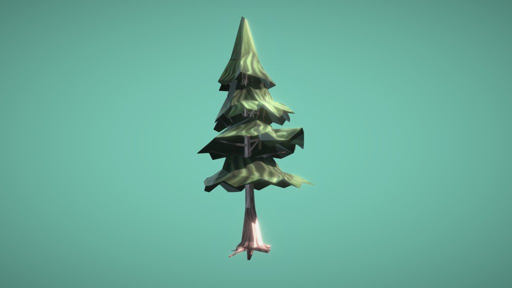 Spruce Tree - Low Poly - Download Free 3D model by Alan Zimmerman ...