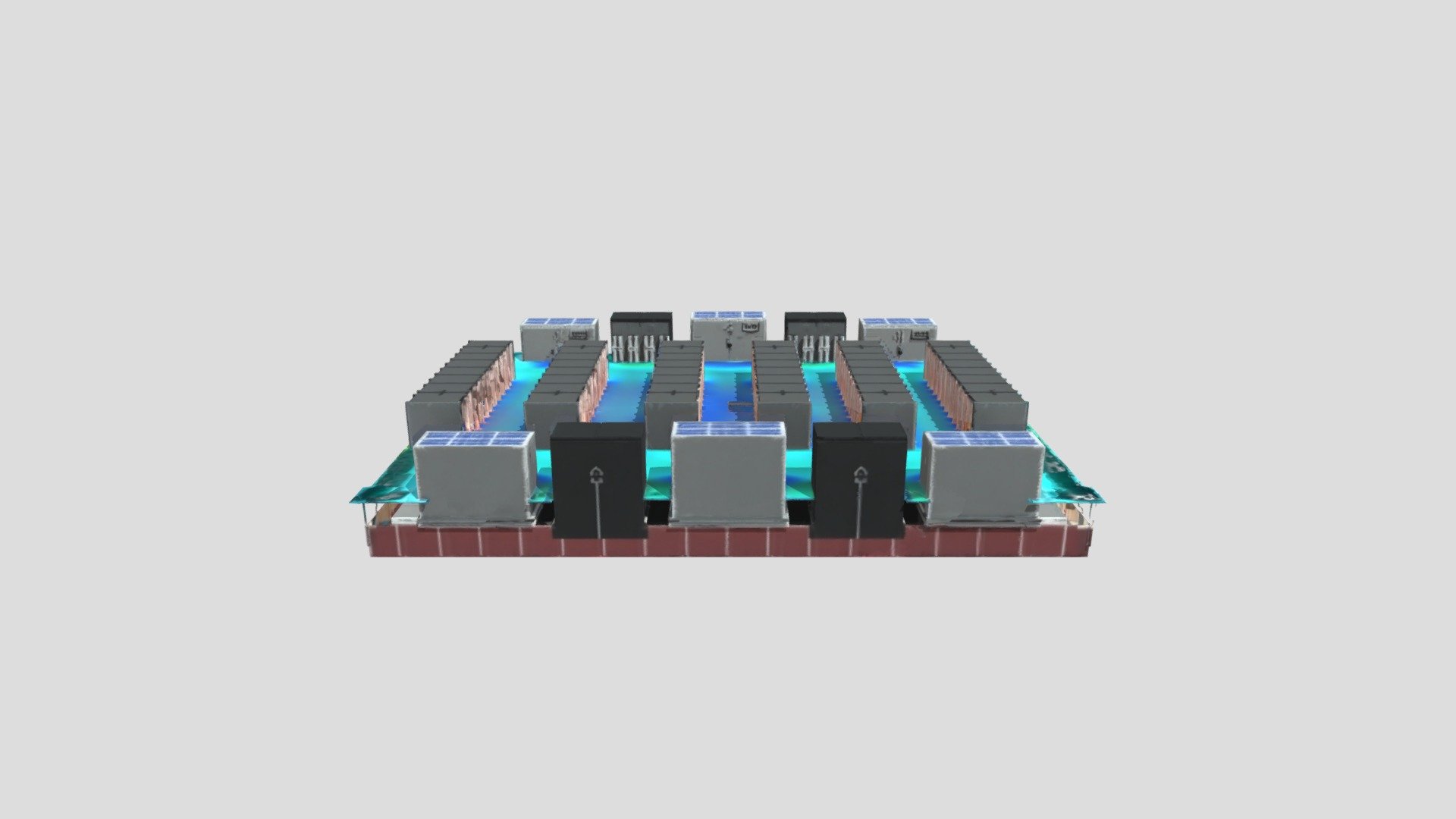Data Center Thermal Map - 3D model by cinnamon1 [b691bef] - Sketchfab