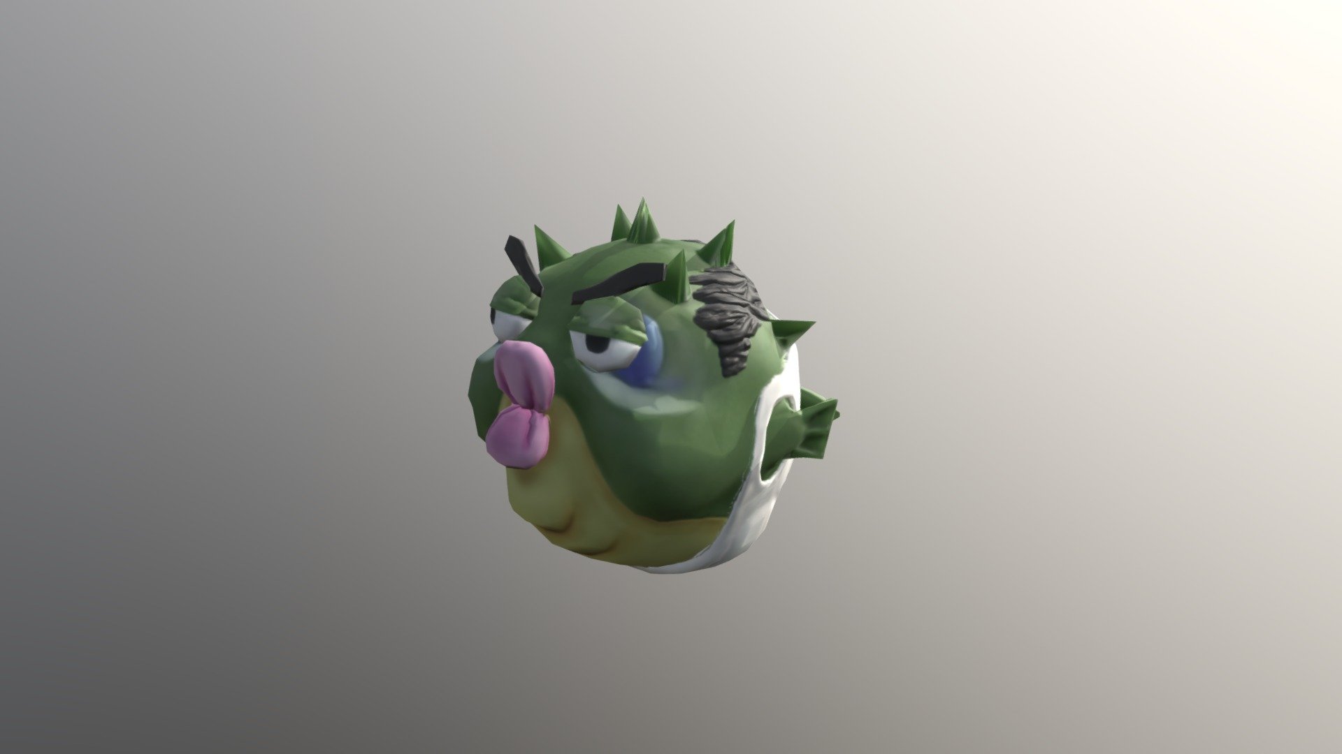 Blowing Fish - 3D model by zyn_art (@arturcolonhezi) [b693c18] - Sketchfab