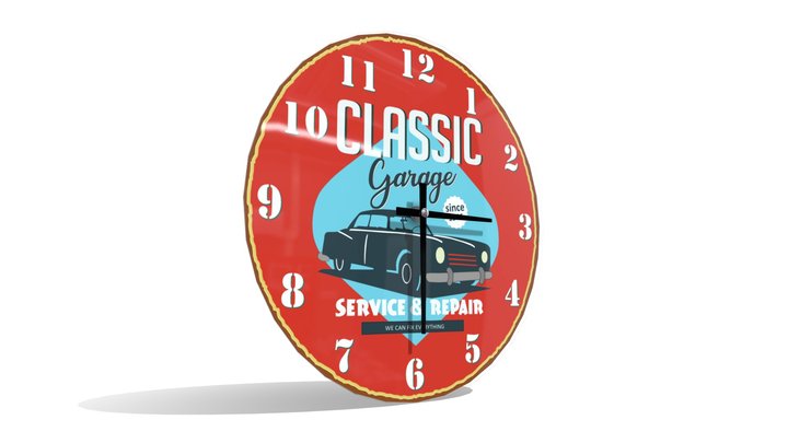 Classic Garage Clock