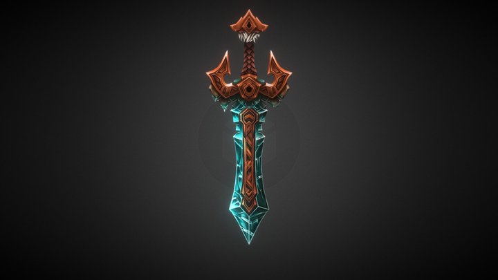 2nd Modelling and Hand Painting practice. 3D Model