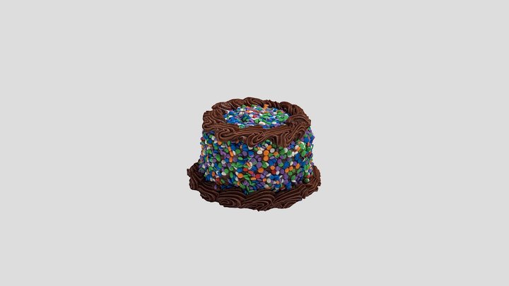 Chocolate Cake 3D Model