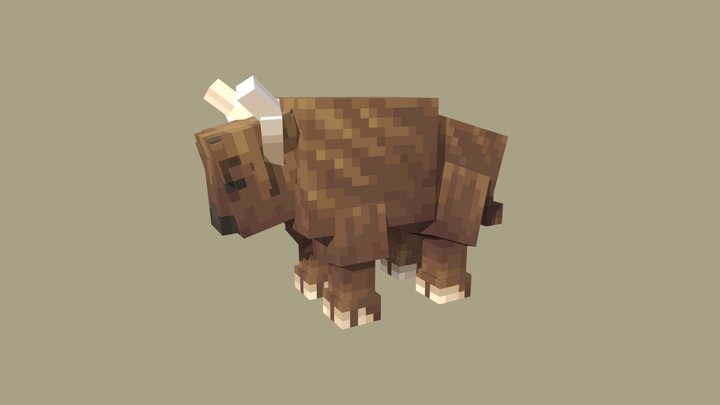 Wild Bison 3D Model
