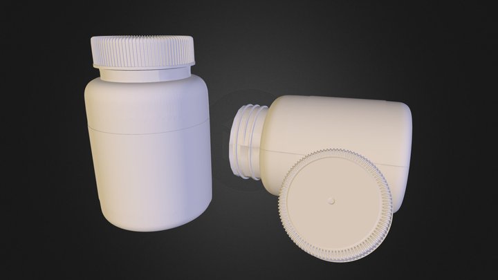 Medicine Bottle 3D Model