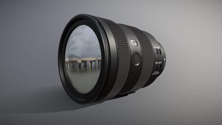 Sony Camera Lens 3D Model