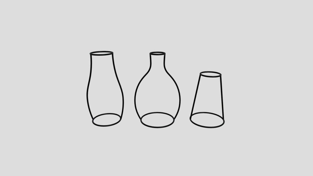 Silhouette Vase Set