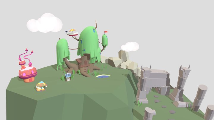 Adventure Time drafts 3D Model