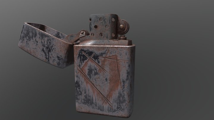 Zippo lighter 3D Model