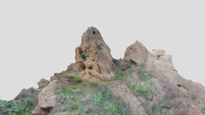 Peña de la La Ribeirina (ASTURIAS) 3D Model