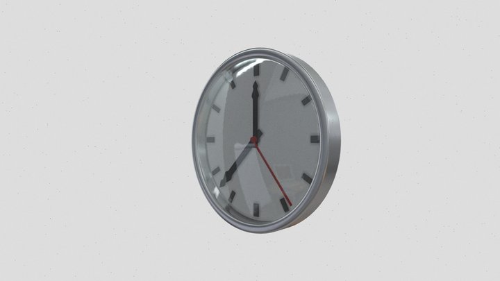 Wall o'clock 3D Model