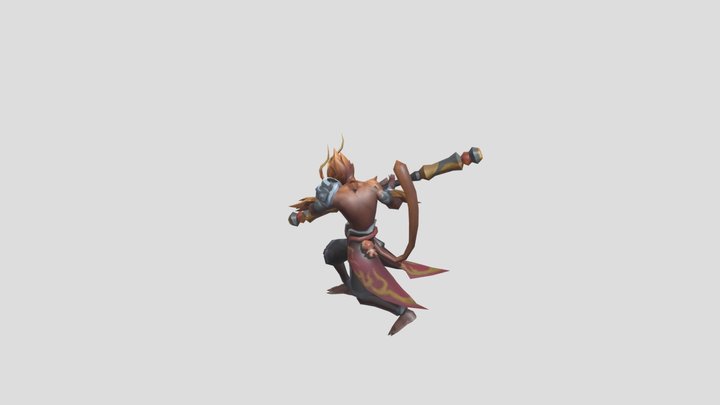 sun_monkey_king_in_game 3D Model
