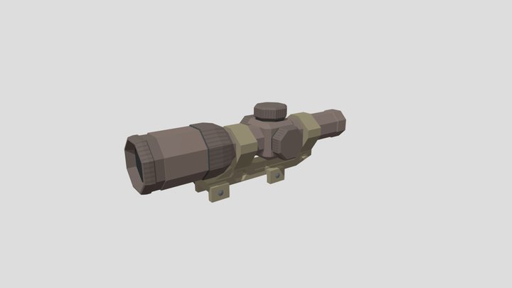 Razor II LPVO scope 3D Model