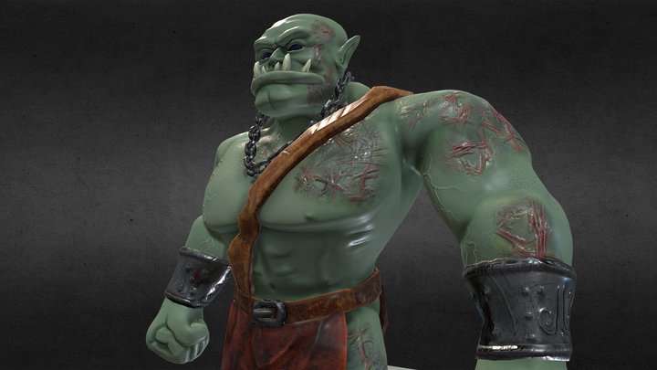 Orc  Warrior 3D Model