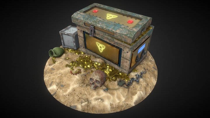 #TreasureChestChallenge - GustavoCarrillo 3D Model