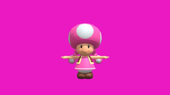 toadette 3D Model