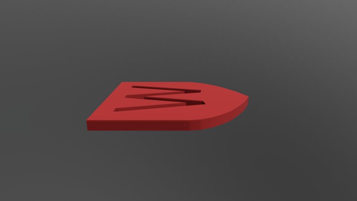 UWS Logo 3D Model