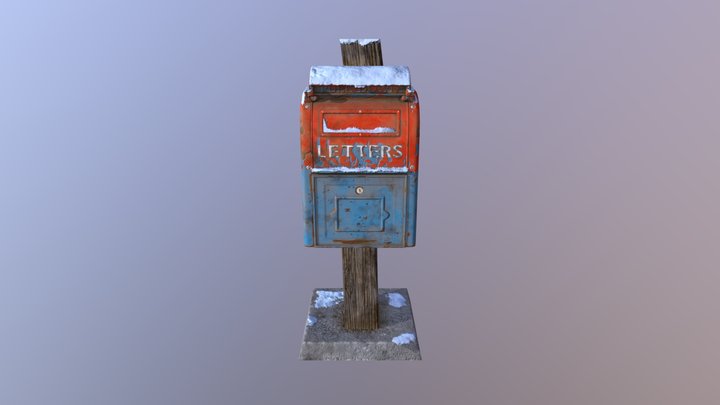 Old Mailbox 3D Model