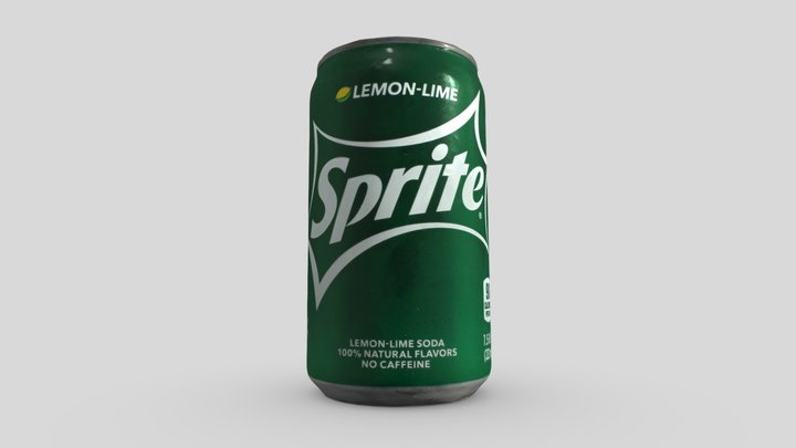 Sprite Can 3D Model