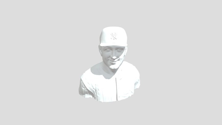 Lou Gehrig bust 3D Model