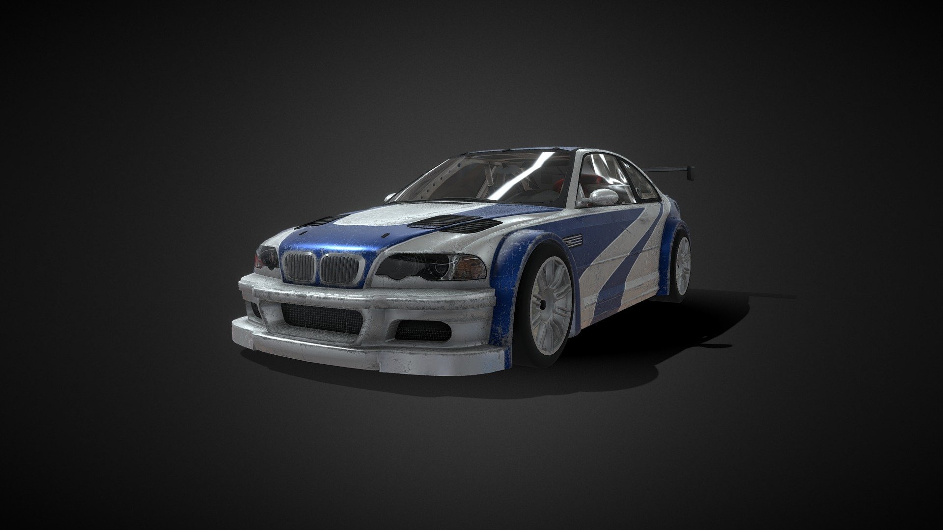 Bmw M3 Need For Speed Most Wanted - Download Free 3D Model By Memoov  (@Movartd) [B6A0476]