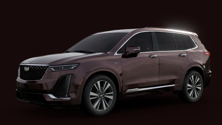Cadillac XT6 Luxury 2023 (free) 3D Model