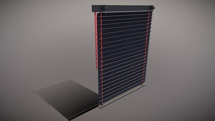 Apartnemt window blind 3D Model