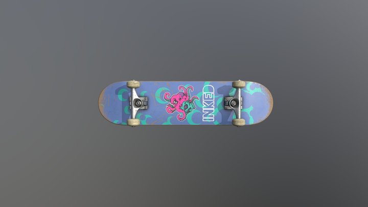 SM_Skateboard 3D Model
