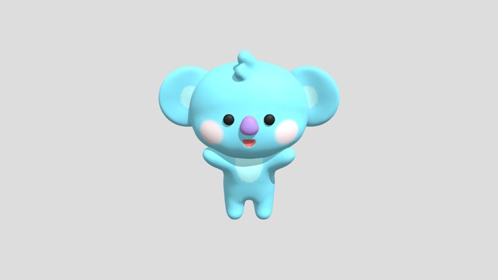 BT21 - Koya 3D Model