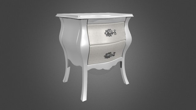 Bedside table Sardinia (Dream Land) 3D Model