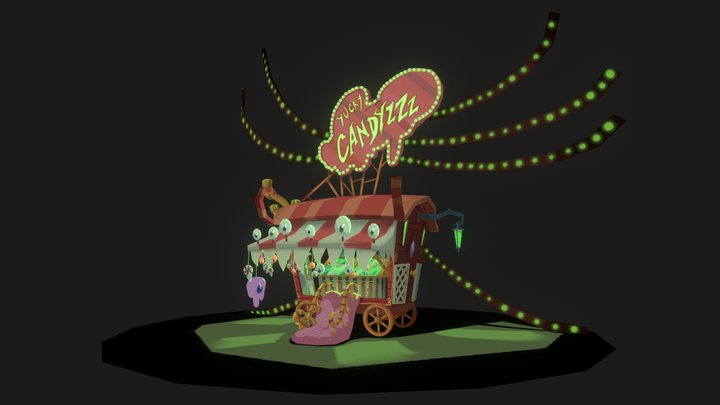 Hell Circus - Candy Shop 3D Model