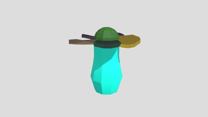 Alien Flower 3D Model
