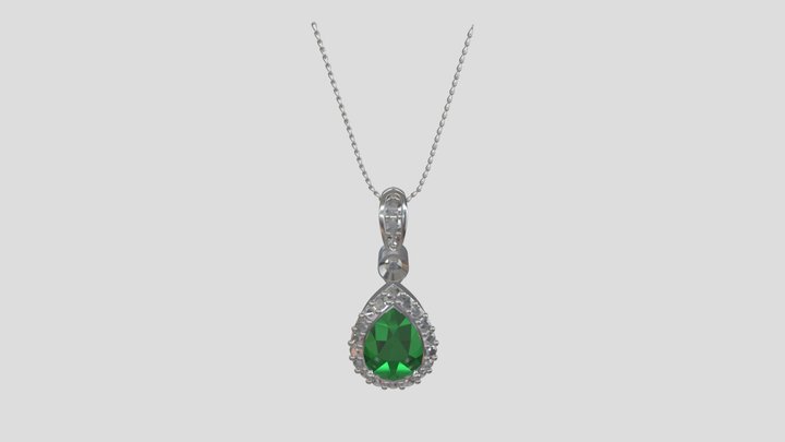 Necklace green 3D Model
