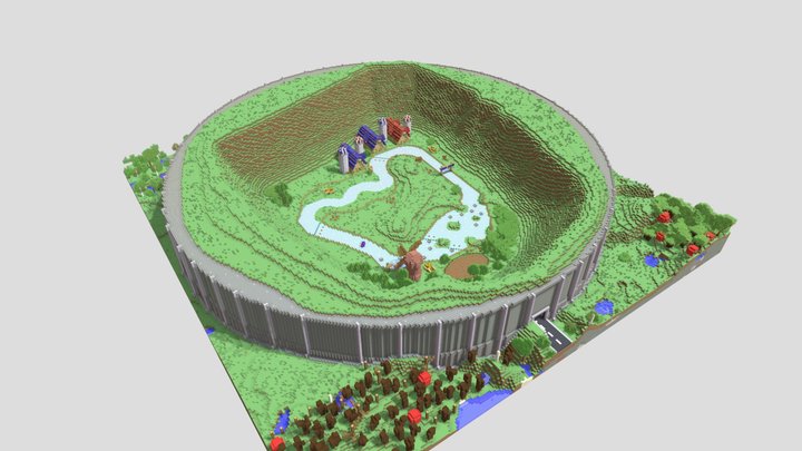 Moo Moo Meadows 3D Model