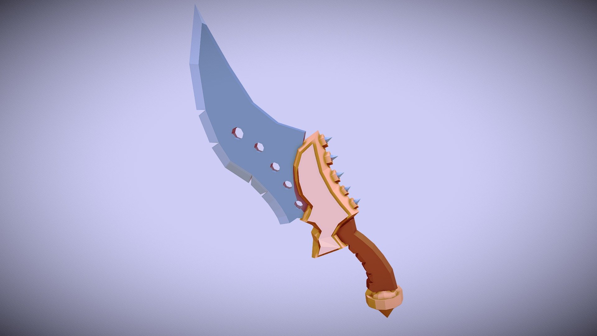 Lowpoly Fantasy Kukri