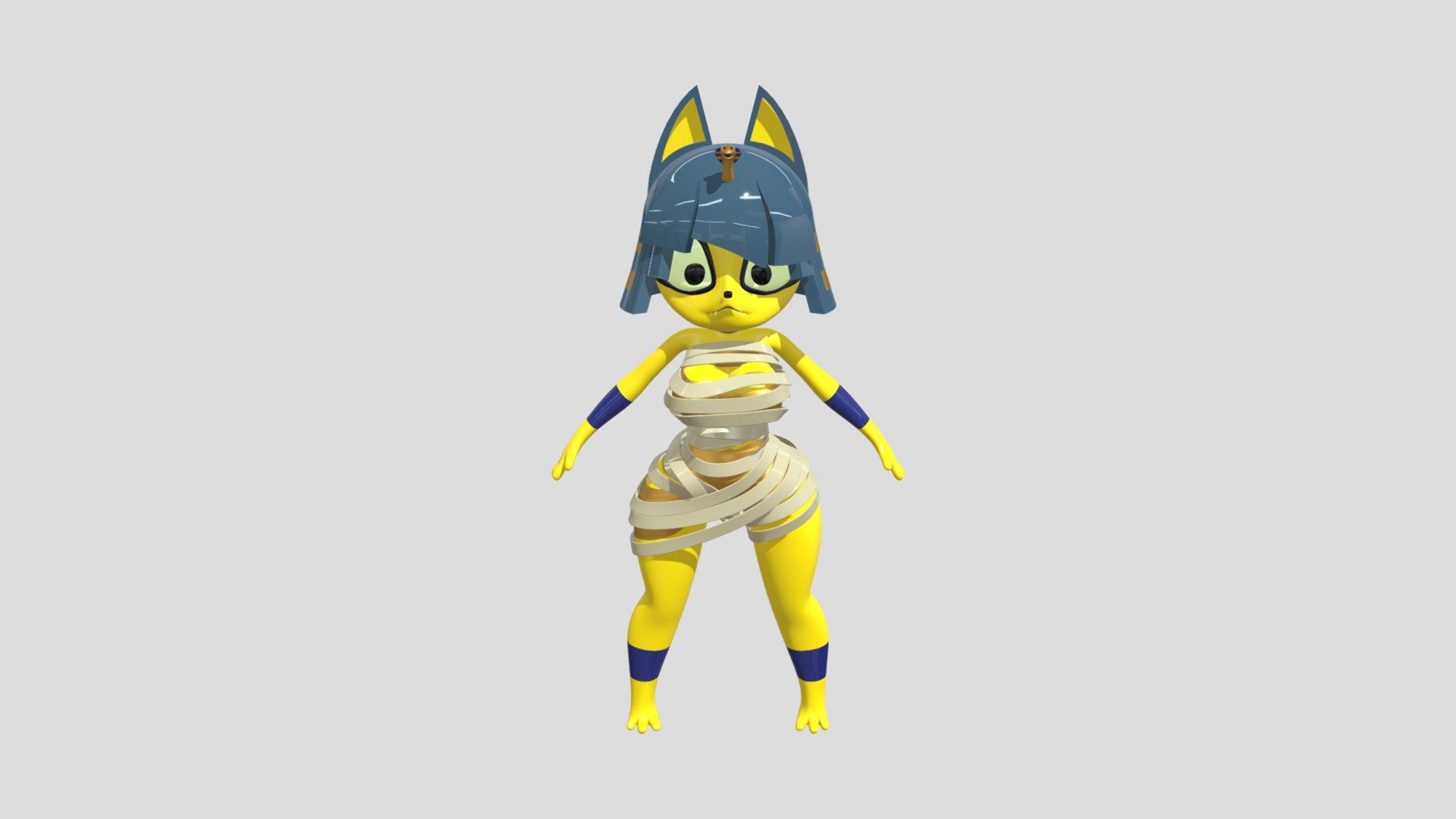 Ankha__nile_animal_crossing - Download Free 3D Model By Isaiahking185 ...