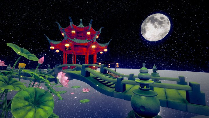 Nature and Civilization Challenge: Full of stars 3D Model