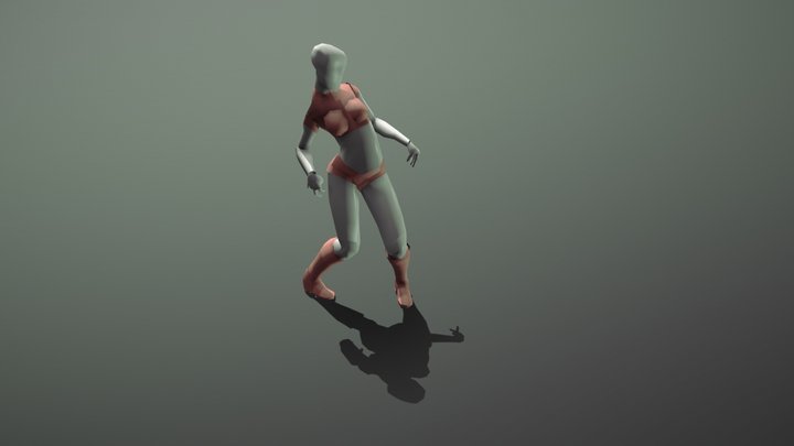 Zombie animation cycles 3D Model