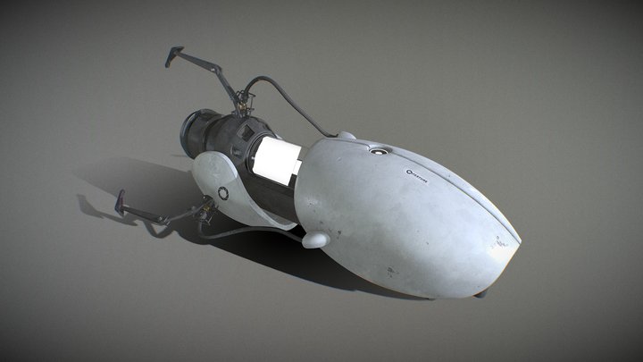 Portal RTX Assets | Portal Gun 3D Model