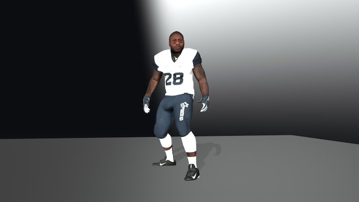 American Football Uniform | 3D model