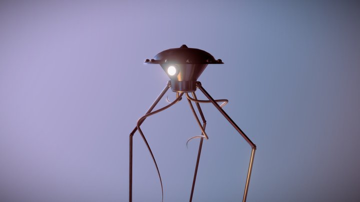 Tripod from "The War Of The Worlds". 3D Model