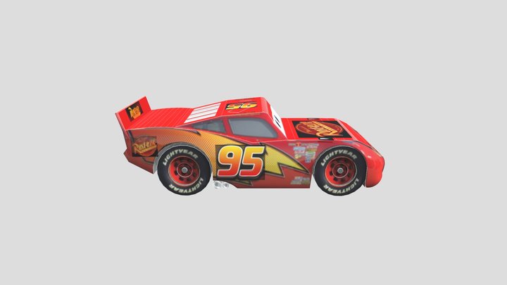 Lightning+ Mc Queen+2 (4) 3D Model